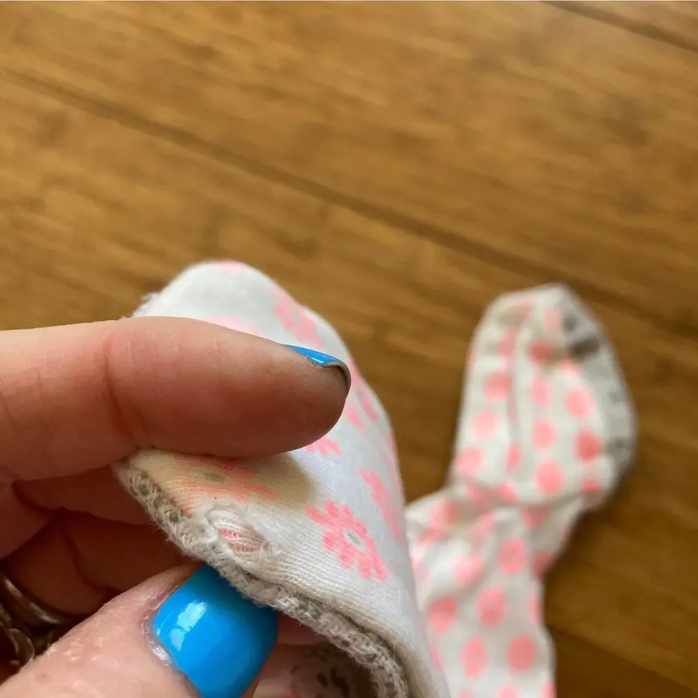 Carter’s Pink Flowers Footie Sleeper, Size 18M